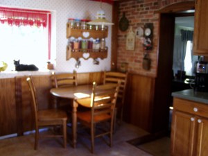 Our $25 table and chairs.