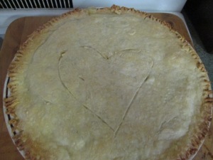 One of the homemade potpies, made with love.