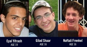 Kidnapped and murdered Israeli teens.