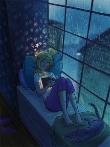 I love rainy days. Photo from Pinterest.