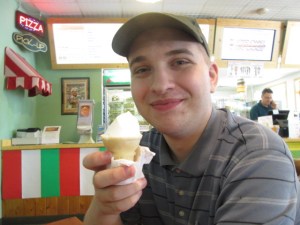 Yummy Frozen Yogart at the Pizzeria