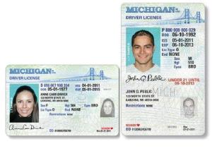 Samples of an adult license (left) and a youth license (right)
